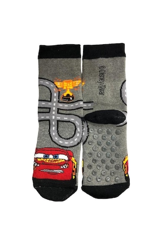 ÇİMPA CARS FİGÜRLÜ HAVLU ÇORAP - UNISEX-Karışık Çok Renkli
