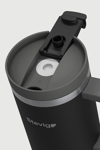 Stevig 2 Moods Tuck-in Tumbler Sızdırmaz Çelik Termos 900 Ml Black St-236 Siyah