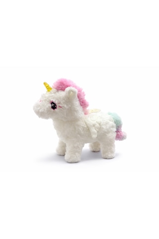 Pilli Hareketli Unicorn Oyuncak Beyaz