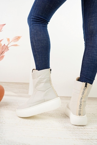 Beverly Hills Polo Club 40001 Krem Kadın Sneakers Bot-krem Krem