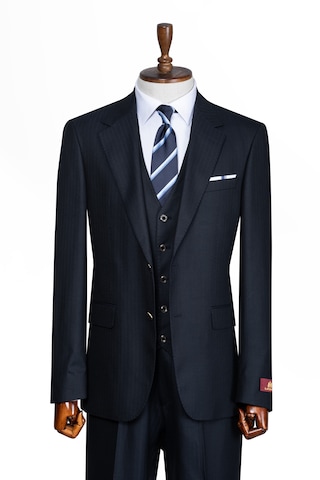 İlayda Emir Luxury, İtalyan Kesim, Slim Fit, Blazer, Çizgili, Erkek Takım Antrasit - Lacivert İlayda Emir Luxury, İtalyan Kesim, Slim Fit, Blazer, Çizgili, Erkek Takım Antrasit - Lacivert