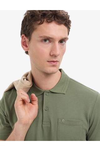 Pierre Cardin Erkek Haki Tişört Basic 50325290-vr027