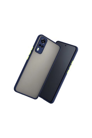 Newface - 960 - Vivo Y53s Kılıf Montreal Silikon Kapak - Csmo-tex - - Lacivert