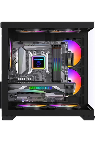 Orion Cube 5x Tuştan Değişen Rgb Fanlı M-atx Boş Bilgisayar Kasası Siyah