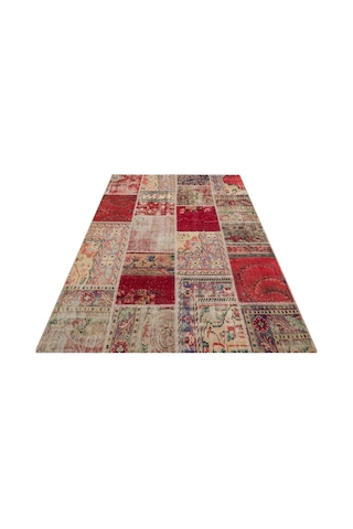 Eşsiz Güzelliğe Sahip Patchwork El Dokuma Halı