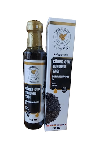 The Melly Çörekotu Tohumu Yağı 250 Ml Soğuk Pres Çörek Otu Yağı 2adet, Melly