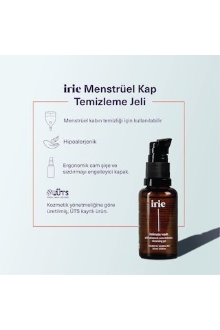 Irie Adet Kabı Diski Ph Dengeli Intim Yıkama Temizleme Jeli 30 ML