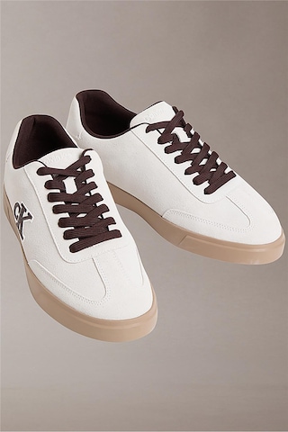 Calvin Klein Low Prof Cupsole Su Erkek Sneaker-14963 Beyaz