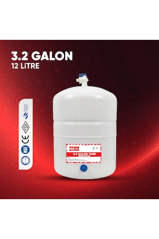Su Arıtma Cihazı İçin Su Tankı Deposu 3.2 Galon 12 Litre Tank