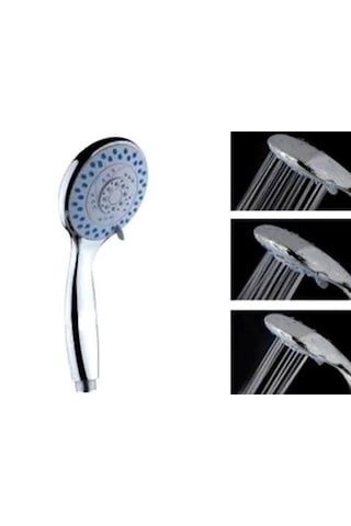 Terapi Etkili 5 Fonksiyonlu Duş Başlığı Seti 5639 Açık Ahşap