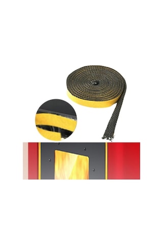 Pazly Suntek Sobası Pencere Odun Kapısı Fırın Conta Bandı 3mmx10mmx200cm Or