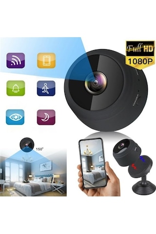 Flybuy Mini A9 Kamera Wifi İp Uzaktan Canlı İzleme, Yüksek Çözünürlüklü