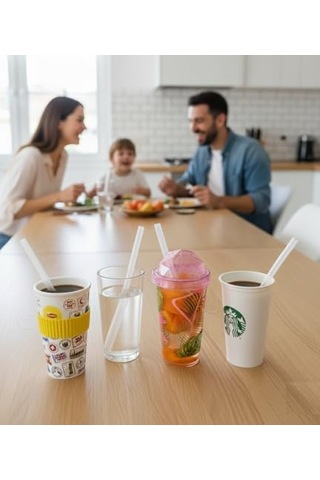 Dyzer Gıda Sınıfı Saf Silikon Yumuşak Pipet Seti - 4lü Paket 000 Açık Krem