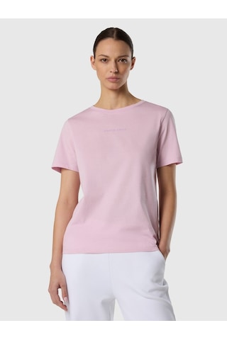 North Sails Kısa Kollu Kadın T-shirt-33527 Pembe