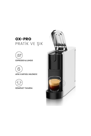 Omnex Ox-pro Espresso Makinesi Ve Kapsül Kahve Makinesi