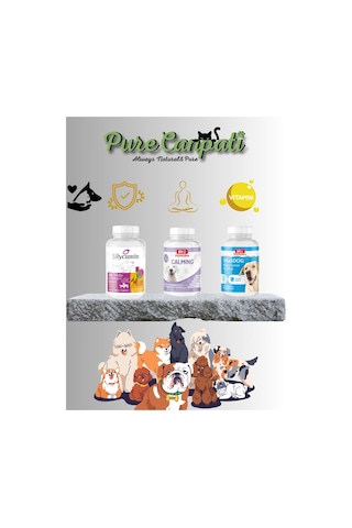 Purecanpati Köpek Vitamin Destek Seti Silycumin Calming Vitalidog