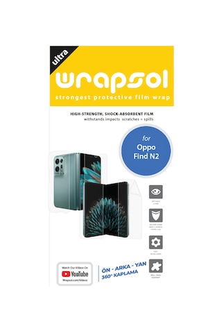 Oppo Find N2 Full Body Tam Kaplama Koruyucu Poliüretan Film