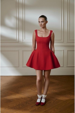 Prenses Elbise Kırmızı