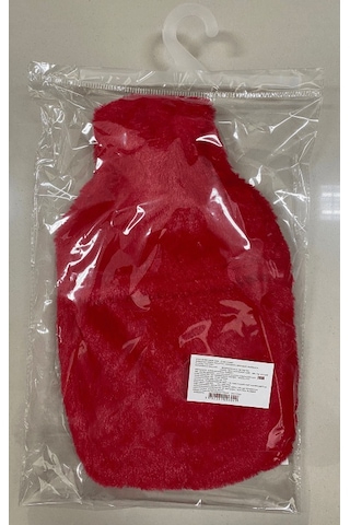 Bosphorus Cepli Kırmızı Peluş Sıcak Su Torbası 1500 ML