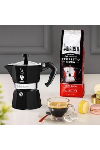 Bialetti - Moka Express: 3 Cups Ocak Üstü Espresso Pişirici - 130