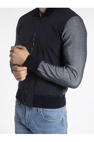 Zegna Erkek Mont Zg96N048 Lacivert-Gri Lacivert - Gri