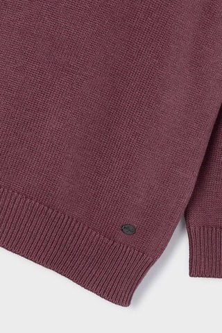 Erkek Çocuk Bisiklet Yaka Basic Triko Kazak - Mor Mor