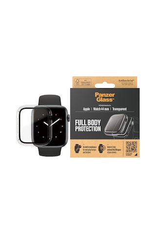 Apple Uyumlu Watch 4 5 6 Se 44mm Şeffaf Full Body Çerçeveli Ekran Koruyucu