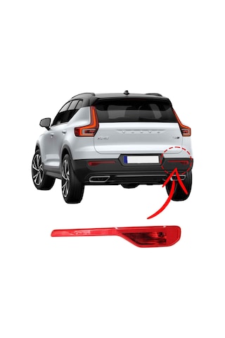 Volvo Xc40 Sağ Arka Tampon Reflektörü Sis Farı Duy Ve Ampulü 2017-2025
