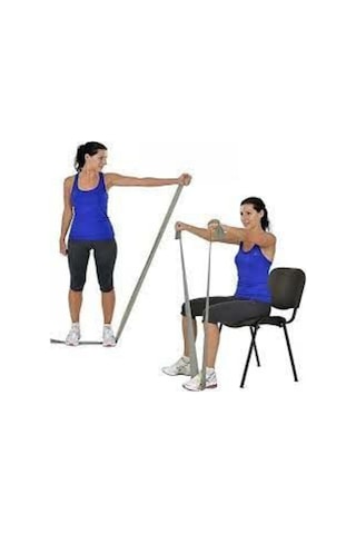Egzersiz Bandı 1 Metre Mavi Renk