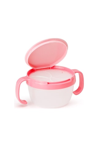 Sones Bebek Atıştırmalıkları Kase Çocuk Çocuk Gıda Saklama Kapları Anti Dökülme 360 Döndürülebilir Bebek Katı Beslenme Tabak Sofra Takımı Bebek Beslenme Malzemeleri Karpuz Kırmızısı