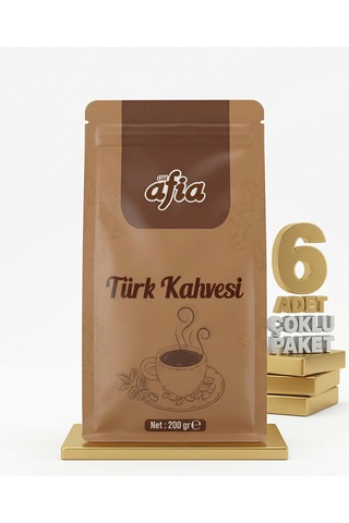 Afia Türk Kahvesi 6x200 Gr