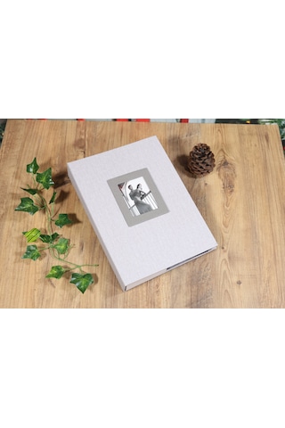 Nurcan Foto NRCN-K57200 13 x18 CM 200'lük Koton Desenli Fotoğraf Albümü