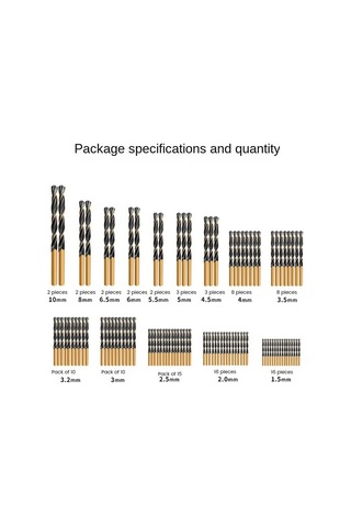 Wealthglow 99 Adet Titanyum Matkap Ucu Seti Çelik Ahşap Metal Bakır Matkap Ucu Titanyum Kaplamalı Büküm Matkap Ucu Ahşap Delme Uçlar Renkli 86yvvn
