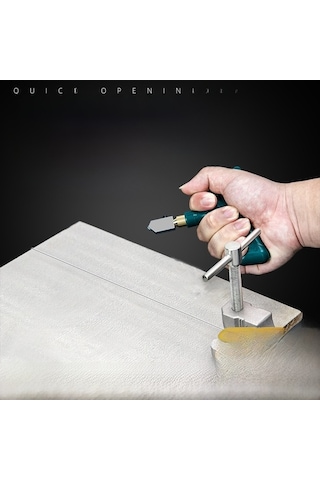 Besthome1 El Tutulu Seramik Cam Kesici Seti - Titanyum Malzeme, Hassas, Dayanıklı, Ev Dekorasyonu İçin