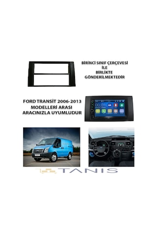 Ford Transit Multimedya Double Teyp Bt-Usb Dokunmatik Ekranlı