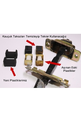 Barrer Hyundai Elantra Kapı Gergi (Limitör) Tamir Kiti 1990-2018