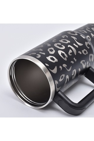 Didadodo Yeni Termos Mor Bardak - Paslanmaz Çelik, Pipetli, Büyük, Taşınabilir, 304 Wy Mor Mor, Yüksek Kapasiteli Mor