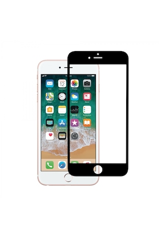 Helt Apple Uyumlu iPhone 6s Plus Ön Koruma Nano Ekran Koruyucu - Siyah