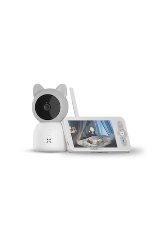 Xenon Smart Bebek Kamerası 3MP | 5" Monitör, Mobil Takip, Ağlama Algılama, 360° Gece Görüş, RGB Lambalı (X7202)