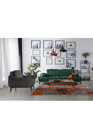 Nelson Yataklı Koltuk Takımı Babyface Yeşil