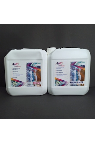 Epoksi Reçine Ultra Şeffaf Art Resim Sanatsal Epoksi 4 L Set