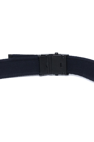 Livze Unisex Siyah Tokalı Kolon Kemeri 4cm Lacivert Lacivert