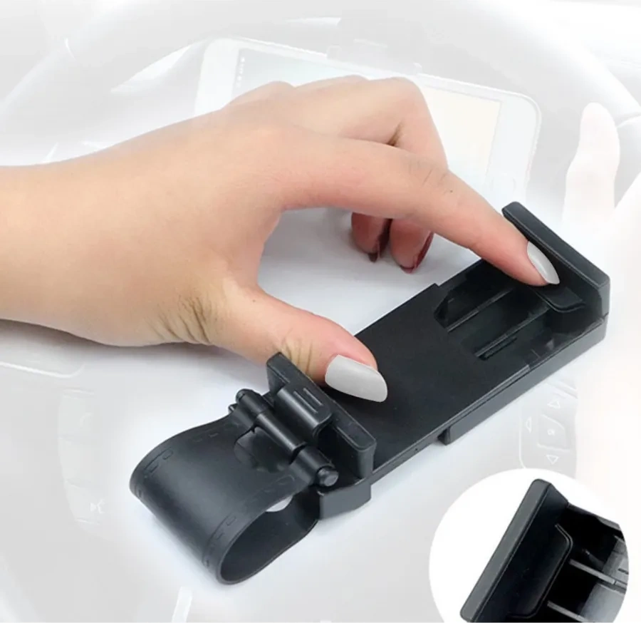 Academy Camps Direksiyon İçin Araç Telefonu Tutucu 314006206 Siyah