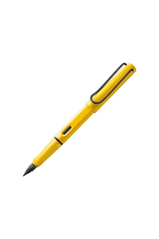 Lamy Safari Dolma Kalem Metal Siyah Klips M Uc Sari Sarı