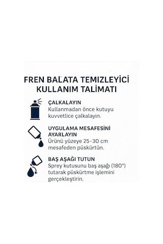 Fren Balata Temizleme Spreyi 500ml X24'lü Avantaj Paket