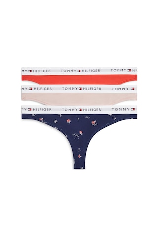 Tommy Hilfiger 3 Pack Thong-15921 Siyah