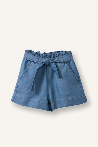 Defacto Paperbag Jean Mavi Şort Kız Bebek G9013a526hsnm28 Mavi-nm28