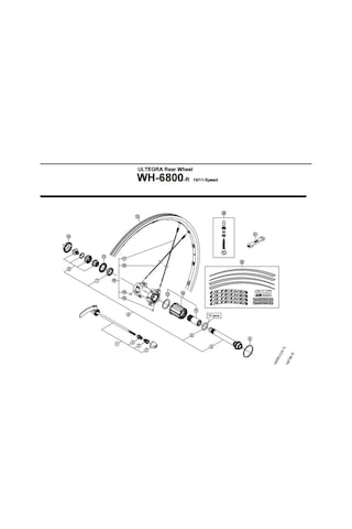 Shimano Jant Çemberi Ultegra Wh-6800 Arka