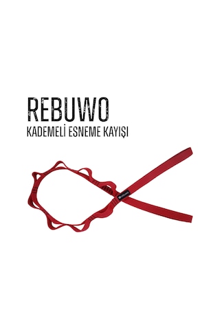 Rebuwo Sekiz Kademeli Yoga Germe Kayışı Esneme Kayışı