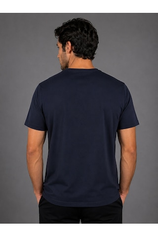 Bisse Lacivert Bisiklet Yaka T-shirt Ts26y26100 D39